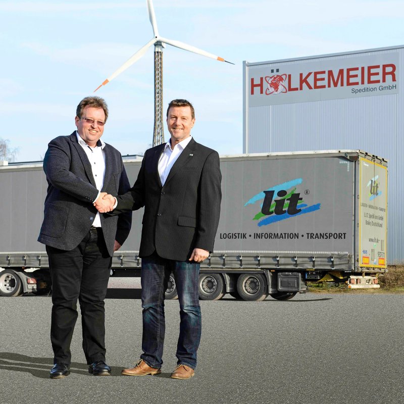 L.I.T. ET HÖLKEMEIER SPEDITION UNISSENT LEURS COMPÉTENCES : « Grâce à la collaboration avec L.I.T. Gruppe, nous sommes désormais en mesure de conquérir les marchés internationaux. »