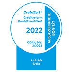 CrefoZertifikat_L I T AG 2022 150 x 150px